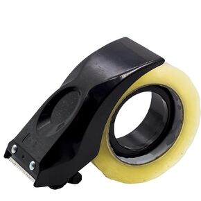 Easy-Mount 2 Inch Tape Gun Dispenser Packing Packaging Sealing Cutter Red Handheld Warehouse Tools