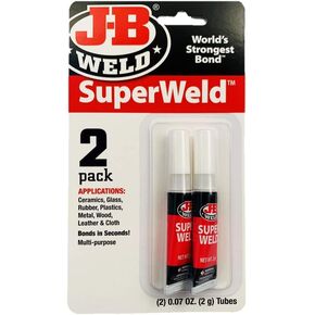 J-B Weld 33120H SuperWeld Glue - Clear Super Glue - 20g