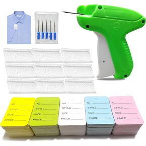 SMGSP 5506 Piece Clothing Tagging Machine Kit, Clothes Price Tagging Applicator, Retailer Clothing Tags for Boutique with 5 Steel Needles, 5000 Pieces 2" Barbs Fasteners, 500 Clothing Price Tags in Saudi Arabia