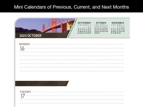 مخطط طلاب المدرسة الثانوية مؤرخ 2023-2024 للعام الدراسي الأكاديمي، دفتر تاريخ صغير (5.5 بوصة × 8.5 بوصة) مع غطاء الحرم الجامعي in Kuwait