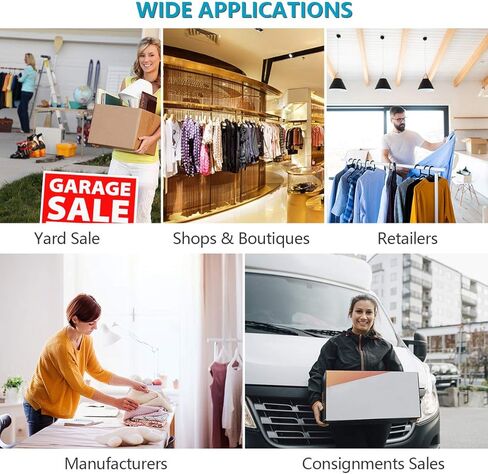 Tagging Gun for Clothing, BS ONE Retail Price Tag Gun for Clothes Labeler with 6 Needles & 1000pcs Barbs Fasteners & 200pcs Price Tag Organizer Bag for Store Warehouse & Garage Yard Sale Boutique in Kuwait