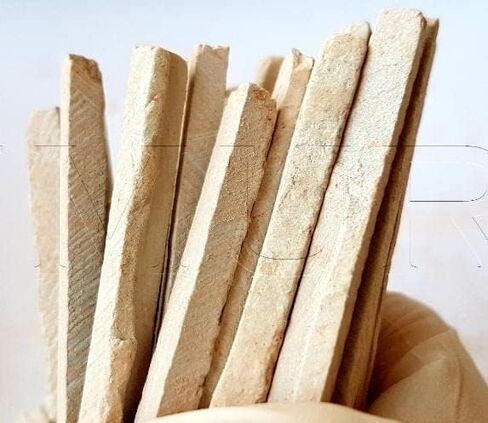 Edible Red Slate Pencils/Red Slate Bars Pencils/Natural Limestone Slate Chalk Pencils/Earthy Goodies Edible Thin Slate Chalk Pencils (Pack Of 75) (500 grms) in Kuwait