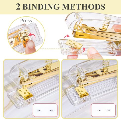 مجموعة ملحقات سطح المكتب باللون الذهبي الوردي من NiOffice - منظمات مساحة العمل المنزلية والمكتبية مع دباسة أكريليك، وموزع شريط، وحامل أقلام، ومقص، وحامل هاتف، ومشابك ربط و1000 دبوس in Kuwait