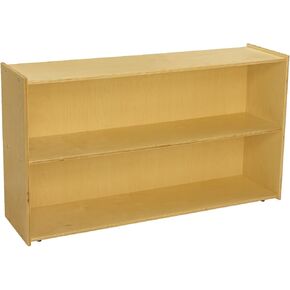 Childcraft 1526296 ABC Furnishings 2-Shelf Storage Unit, 20" Height, 13" Width, 48" Length, Natural Wood in Kuwait
