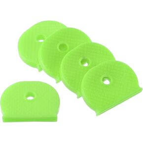 PATIKIL Key Caps Covers, 25 Pack Keys Identifiers Covers Coding Tags Marker Semicircle Silicone Sleeve for Office House Apartment, Black in Saudi Arabia