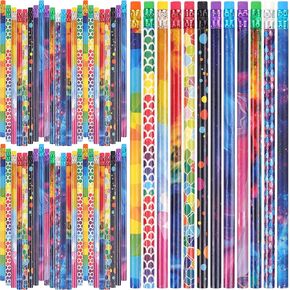 SAIWEILAI ONLINE 200 قطعة من أقلام الرصاص المعطرة، أقلام رصاص ملونة متنوعة مع ممحاة، أقلام رصاص ممتعة للفصل الدراسي، هدايا قرطاسية للطلاب (200) in Kuwait