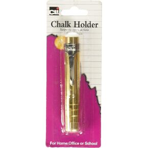 Charles Leonard Pen Style Aluminum Chalk Holder with Chalk, Assorted Colors (74545) in Saudi Arabia