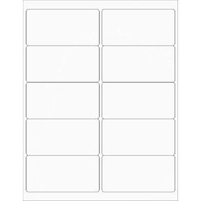 TYH Supplies 500 Shipping Address Labels 2 x 4 Inch Rectangle, White Matte, Laser & Inkjet Printer, Strong Adhesive, with REALCONCEAL Blocking Technology Compatible with Avery 8163 & 5163 Template in Saudi Arabia