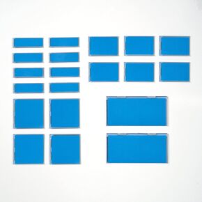 Mover Erase Combo, Magnetic Dry Erase Memo Brick for Idea Visualization & Learning, School, Parenting, Office Projects and Presentations (Blue) in Saudi Arabia