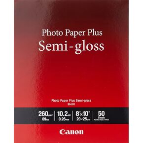 Canon Photo Paper Plus Semi-Gloss, 4 x 6 Inches, 50 Sheets (1686B014) in Saudi Arabia