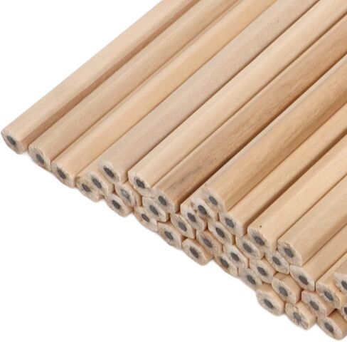 Pssopp 50Pcs Wooden Pencils,Hexagonal Grip Smoothing Writing Lasting Widely Used Bulk Pencils for Kids Teacher Students Classroom Gifts Office in Saudi Arabia