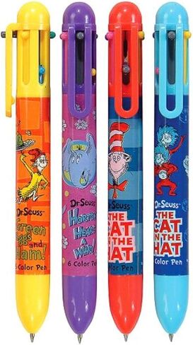 Raymond Geddes Dr. Seuss 6-in-1 Retractable Pens (Pack of 12) in Saudi Arabia