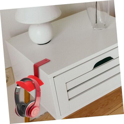 RUNROTOO سماعة شماعات سماعة الرأس رف الكمبيوتر جبل رف الملابس المعدنية حامل مراقب مراقب مكتب حامل شاشة سطح المكتب حامل سماعة شماعات حامل سماعة الرأس سماعة شماعات هوك in Kuwait