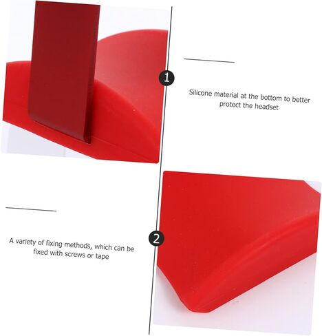 RUNROTOO سماعة شماعات سماعة الرأس رف الكمبيوتر جبل رف الملابس المعدنية حامل مراقب مراقب مكتب حامل شاشة سطح المكتب حامل سماعة شماعات حامل سماعة الرأس سماعة شماعات هوك in Kuwait