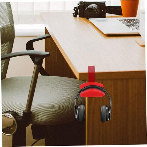 RUNROTOO سماعة شماعات سماعة الرأس رف الكمبيوتر جبل رف الملابس المعدنية حامل مراقب مراقب مكتب حامل شاشة سطح المكتب حامل سماعة شماعات حامل سماعة الرأس سماعة شماعات هوك in Kuwait