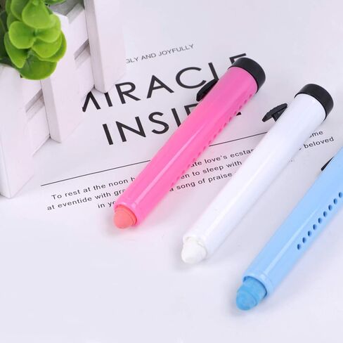 Dustless Twistable Chalk Non-toxic Colored Chalk 1.0mm Tip Art Tool for Whiteboard Blackboard Kids Children Drawing Writing, 12 Pack in Kuwait