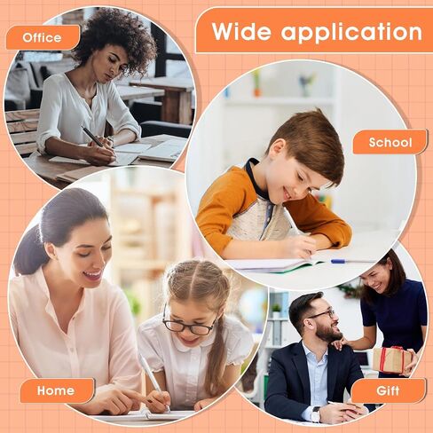 Giantree 6Pcs Cute Gel Ink Pen, 0.5mm Retractable ST Nib Gel Ink Pens Black Ink Pen Smooth Writing Quick-drying Rollerball Pen for School Office Gift Supplies in Saudi Arabia
