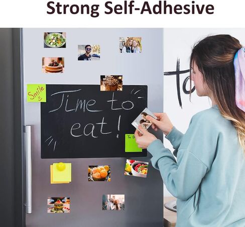 ورق صور iDPRT Zink مقاس 2 × 3 بوصة (20 ورقة)، متوافق مع جميع طابعات الصور زينك، ورق أبيض ملصق in Kuwait