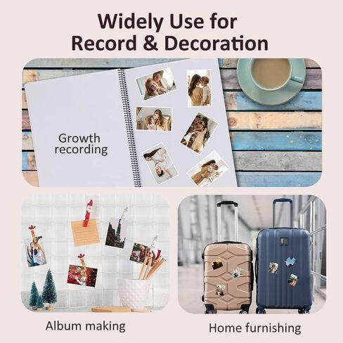 ورق صور iDPRT Zink مقاس 2 × 3 بوصة (20 ورقة)، متوافق مع جميع طابعات الصور زينك، ورق أبيض ملصق in Kuwait