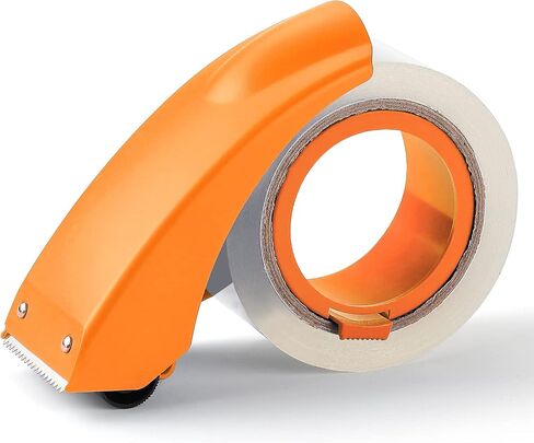 MUNBYN Packing Tape Dispenser, Metal Handheld 3" Core Tape Gun Dispenser，Lighweight Tape Cutter Great for Heavy Duty Shippping, Moving Mailing Box Sealing Carton Packaging (Not Include Packing Tape) in Saudi Arabia