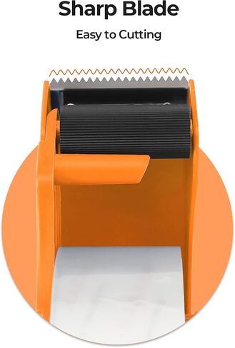 MUNBYN Packing Tape Dispenser, Metal Handheld 3" Core Tape Gun Dispenser，Lighweight Tape Cutter Great for Heavy Duty Shippping, Moving Mailing Box Sealing Carton Packaging (Not Include Packing Tape) in Saudi Arabia