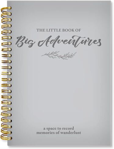 thoqii Inspirational Spiral Notebook for Women, Big Adventures, Motivational Writing Journal Positive Diary Gifts for Teens Girls Notebook for Office School, Hardcover 160 Lined Pages 6.2" x 8.2" in Saudi Arabia