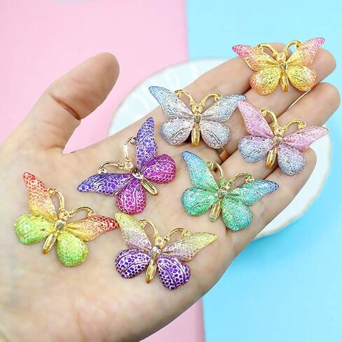 12 قطعة دبوس تثبيت معدني على شكل فراشة، دبابيس زخرفية، لجدار الصور، جدار مميز، لوحة بيضاء، لوحة فلين، خريطة، لوحة إعلانات، مكتب أو منزل in Kuwait