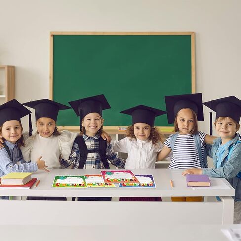 كولار 36 شهادة إتمام ملونة، شهادات إنجاز دبلوم تخرج للاطفال، شهادات تخرج مدرسية، شهادات شهادات تخرج للطلاب in Kuwait