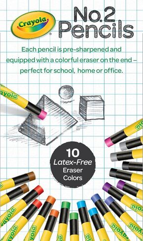 Crayola Number 2 Pencils, Classroom Supplies, 20 Count in Saudi Arabia