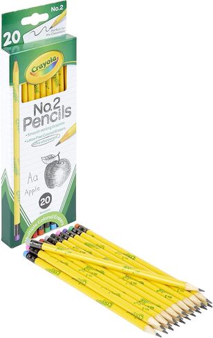 Crayola Number 2 Pencils, Classroom Supplies, 20 Count in Saudi Arabia