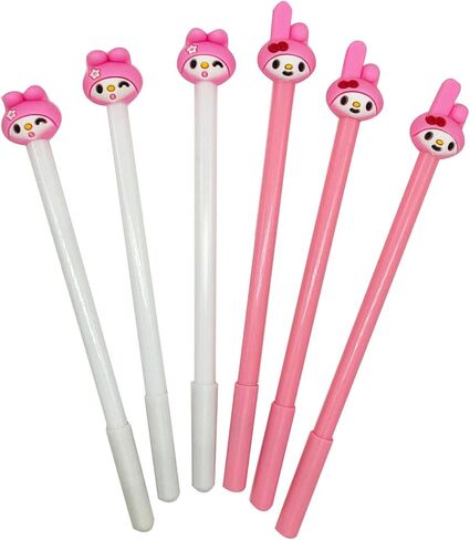 اقلام جل كاواي من اديوكاتجيم، قلم حبر اسود 0.5 ملم، لوازم مدرسية للمكتب وهدايا للاولاد والبنات in Kuwait