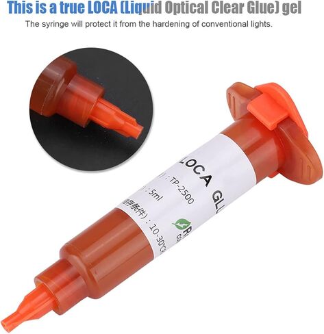 TP-2500 UV Glue LOCA Liquid، لاصق شفاف أصلي لهاتف Samsung، إصلاح عدسة زجاجية LCD (5 مل) in Kuwait