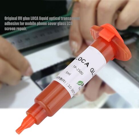 TP-2500 UV Glue LOCA Liquid، لاصق شفاف أصلي لهاتف Samsung، إصلاح عدسة زجاجية LCD (5 مل) in Kuwait