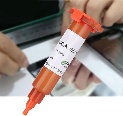 TP-2500 UV Glue LOCA Liquid، لاصق شفاف أصلي لهاتف Samsung، إصلاح عدسة زجاجية LCD (5 مل) in Kuwait