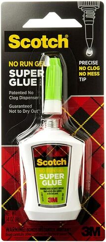 Scotch Super Glue Gel in Precision Applicator, .14 Ounces (AD125) in Saudi Arabia