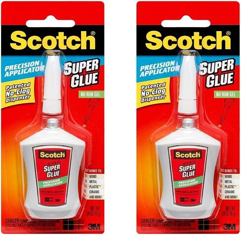 Scotch Super Glue Gel in Precision Applicator, .14 Ounces (AD125) in Saudi Arabia