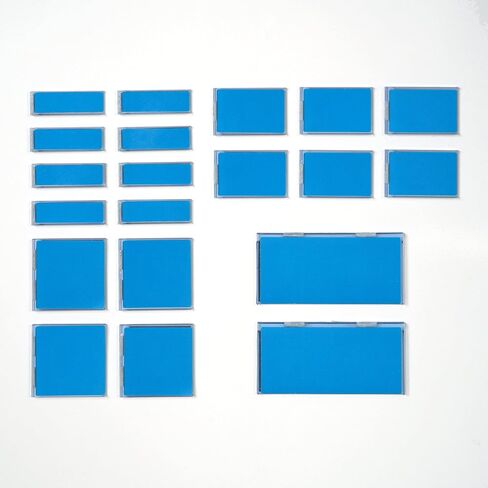Mover Erase Combo, Magnetic Dry Erase Memo Brick for Idea Visualization & Learning, School, Parenting, Office Projects and Presentations (Blue) in Kuwait