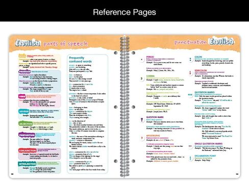 دفتر تخطيط تاريخ للطلاب الابتدائيين 2023-2024 للسنة الدراسية الاكاديمية، مقاس كبير (8.5 انش × 11 انش) دفتر بيانات بنمط ماتريكس مع غطاء in Kuwait