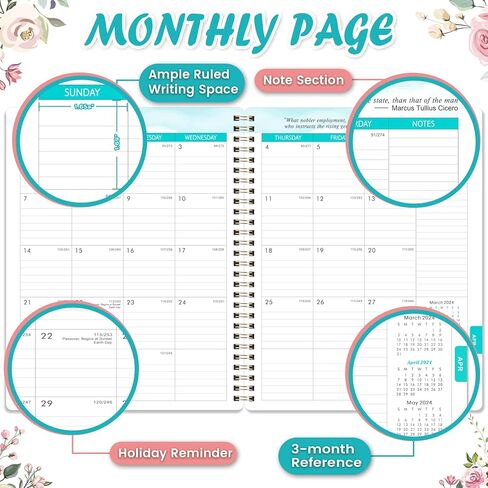 Teacher Planner 2023-2024 - Academic Lesson Planner, July 2023 - June 2024, 9.7'' x 7.7'', Lesson Plan Book, Weekly & Monthly Lesson Planner with Quotes, Monthly Calendars, Weekly Activity Schedule in Saudi Arabia