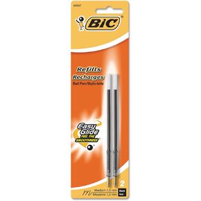 BIC Standard Refills - Medium Point 1.0mm fits Wide Body, Velocity, XXL, Pro+, ReAction and AI 2ct, Black (MRC21-Blk) in Saudi Arabia