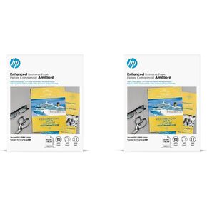 HP Enhanced Business Paper, Glossy, 8.5x11 in, 40 lb, 150 sheets, works with laser printers (Q6611A)