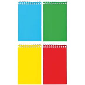 وسادات مذكرات Parque et Papier، مقاس 3x5 بوصة، ذات خطوط ضيقة، مزدوجة الجوانب، دفتر مذكرات سلكي، لوحة خدش، 50 صفحة لكل منها، 12 لونًا لكل مجموعة، (KDASI821) in Saudi Arabia