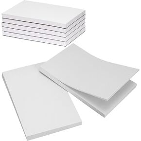 FMP Brands 10 Pack Note Pads 4x6, 100 Sheets Per Memo Pad, Writing Scratch Pad, Blank Notepad, White Waitress Server Note Pads, Paper Pad, To Do Grocery List Small Notepads
