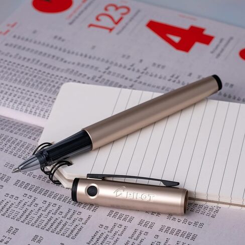 PILOT Explorer Lightweight Gel Rollerball Pen in Gift Box, Black Barrel, Fine Point (17058) in Saudi Arabia