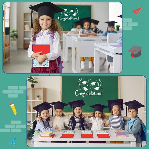 72 Pcs Bulk Kindergarten Diplomas Kindergarten Graduation Award Certificates 2024 Classroom Activities Certificate for Kids Students Teachers Supplies(Black Kindergarten) in Saudi Arabia