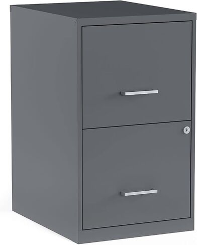 Office Designs 2 Drawer Vertical File Cabinet, Graphite, Letter, 18''D (14443/17783) in Saudi Arabia