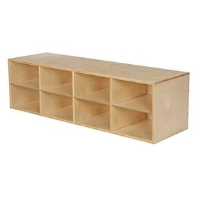 Childcraft Stacker Compartment Storage, 8 Deep Flat Tray Capacity, 47-3/4 x 14-1/4 x 13-3/4 Inches in Kuwait