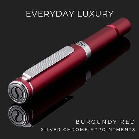 Scriveiner Black Rollerball EDC Luxury Pen, Stunning Pocket Pen with Chrome Finish, Cool Writing Pen, Best Pen Gift for Men & Women, German Schmidt Refill, Nice Present, Fancy Office Designer Pen Set in Kuwait