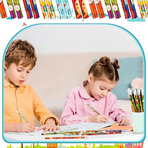 100 Pieces 100th Day of School Pencil Inspirational Pencils with Eraser Tops Cute Pencils Kids Pencils School Supplies for Drafting Drawing Students Teachers Workers Classrooms Party Gifts Favors in Saudi Arabia