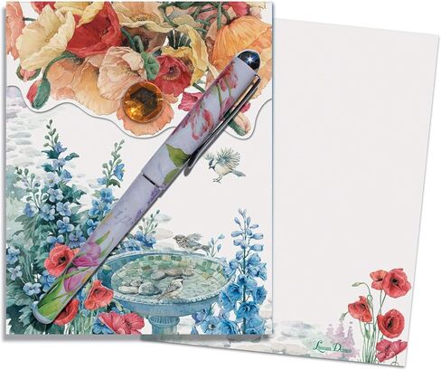 Lissom Design Matchbook Notebooks - Memo Pad with Magnetic Closure and Refillable Ballpoint Pen Mini Pocket Notepad Pen Set, 2-Piece, Natural Instinct in Saudi Arabia
